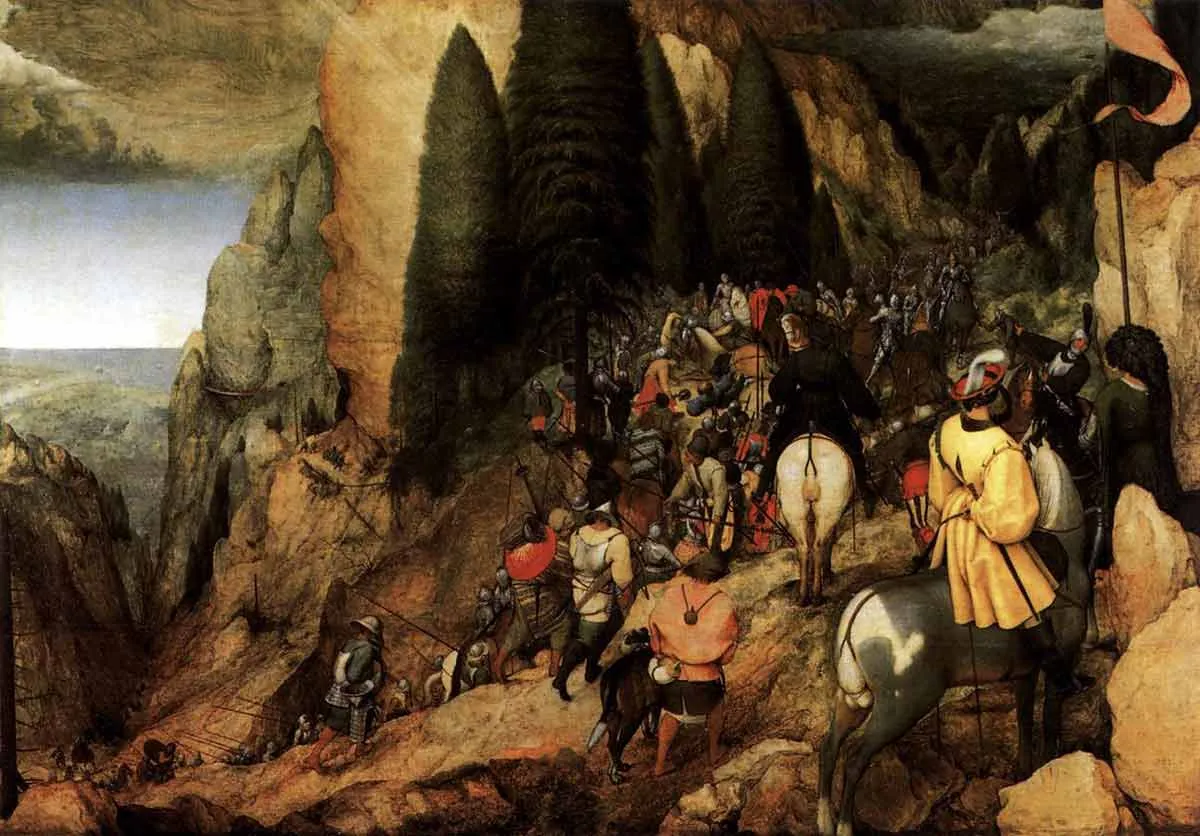 pieter bruegel elder conversion of saul painting