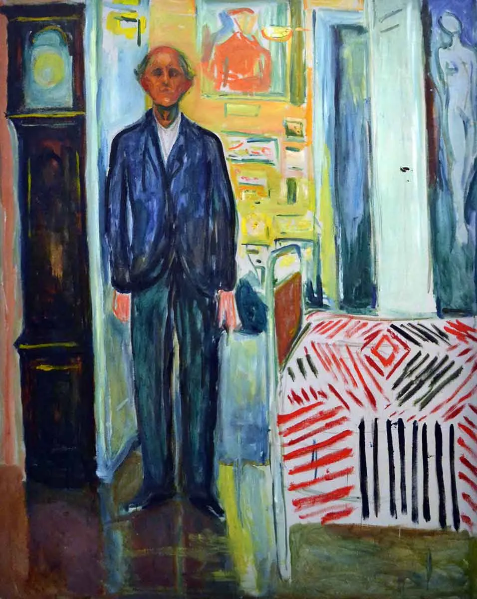 edvard munch self portrait painting