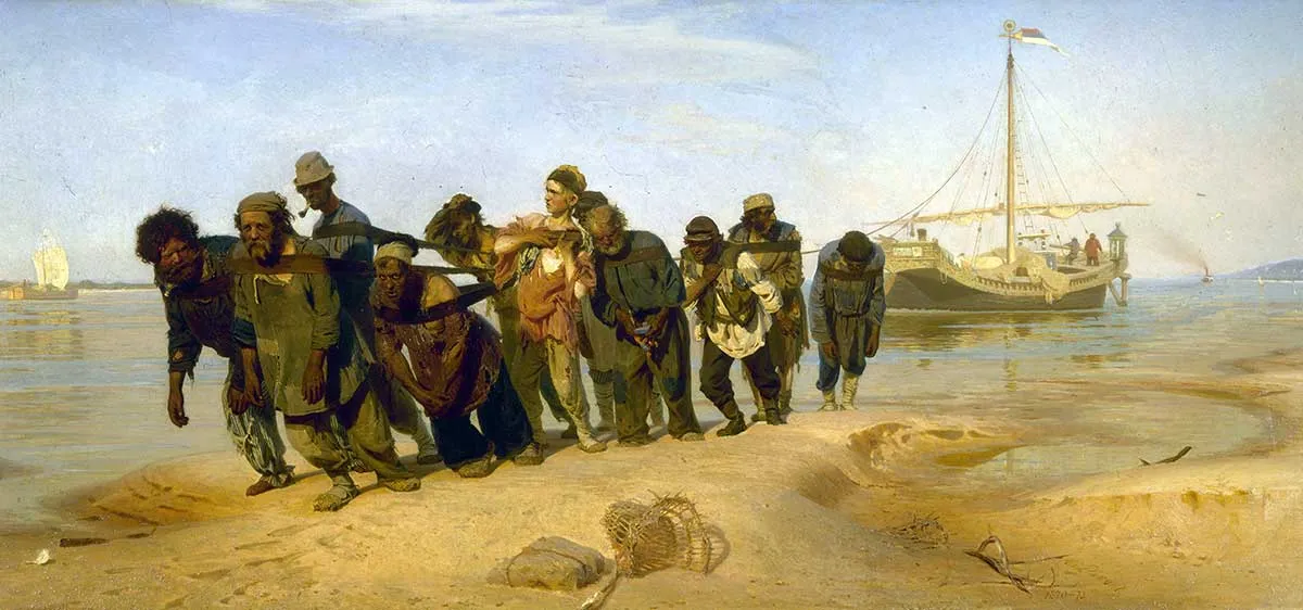 ilya repin barge painting