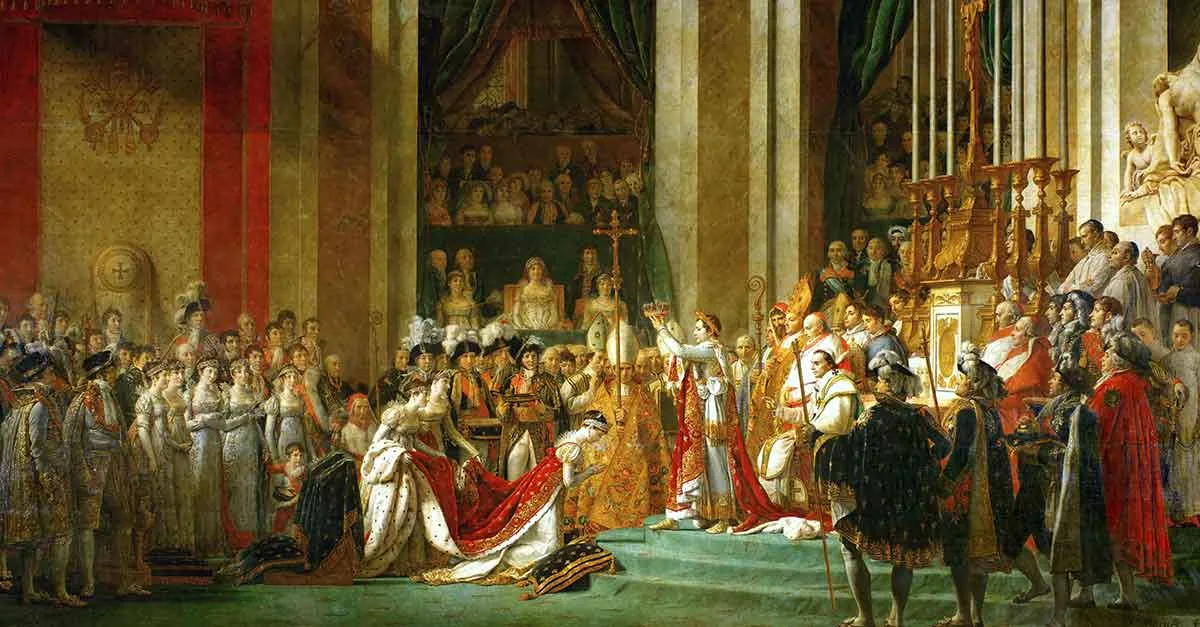 jacques louis david coronation painting