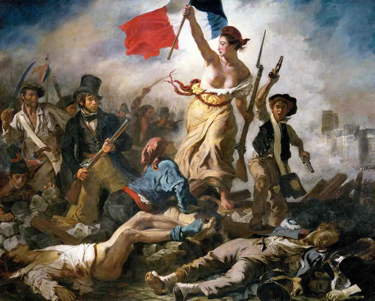 eugène delacroix liberty leading people painting