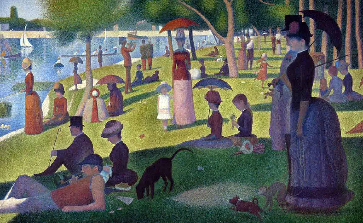 georges seurat sunday on la grande painting