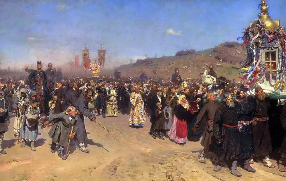 repin kursk painting