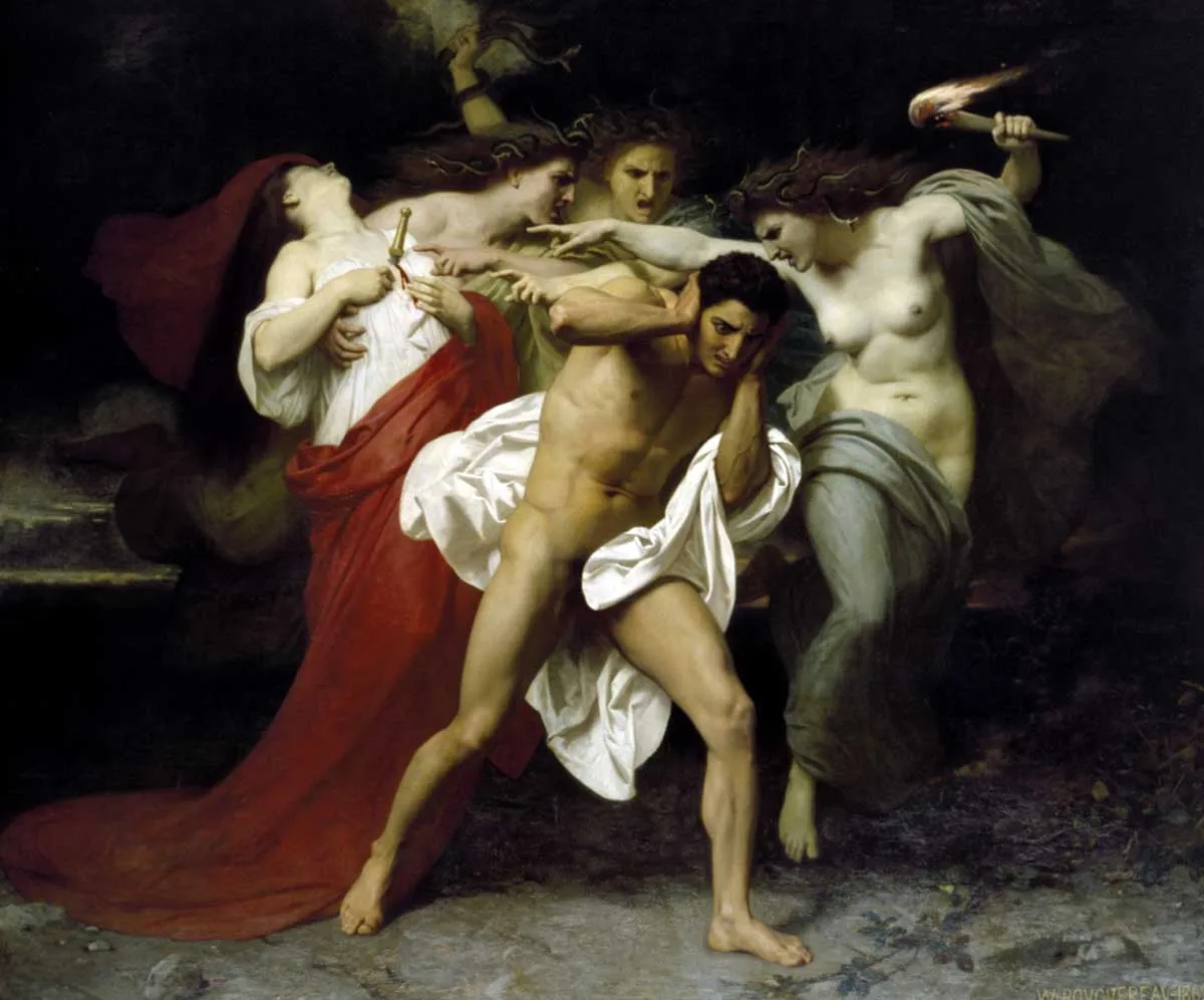 bouguereau orestes and furies