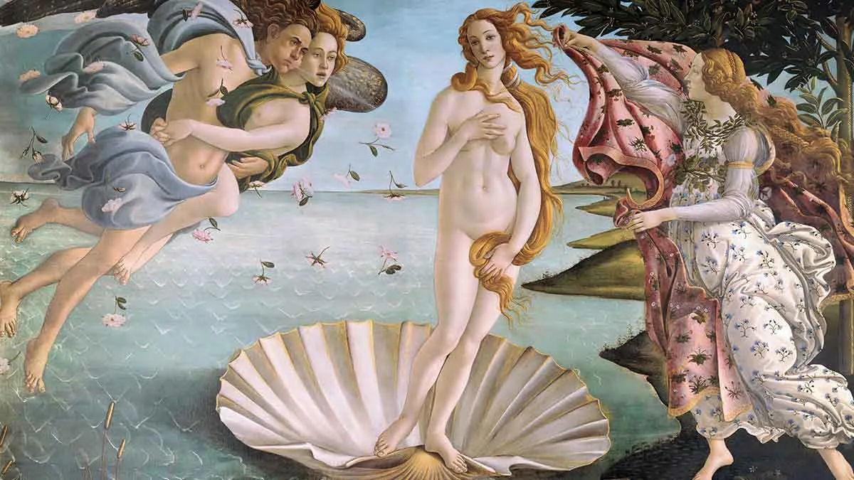 italian renaissance motifs botticelli birth of venus painting