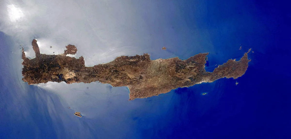 crete from space