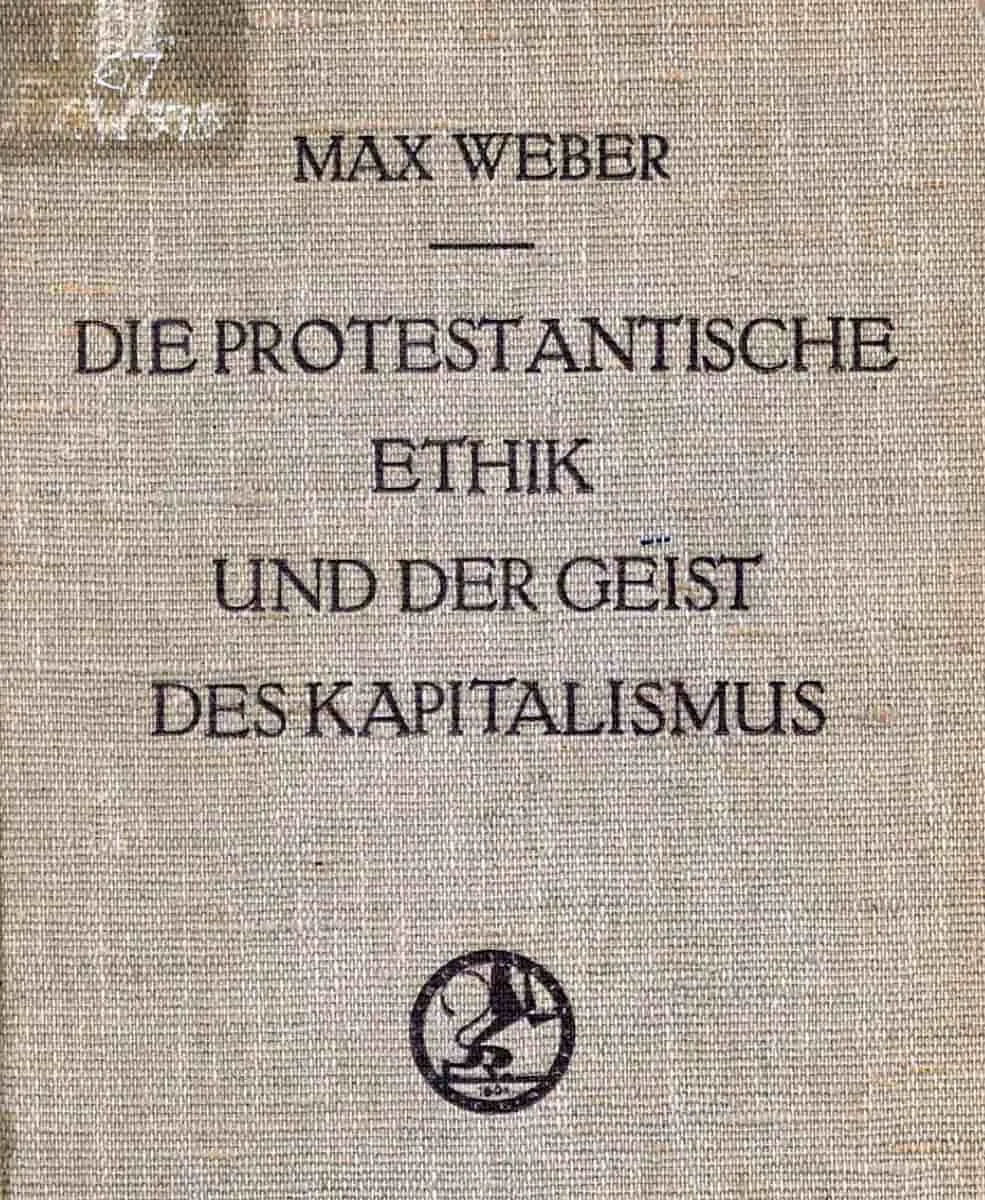 Protestant Ethic 1934 Weber