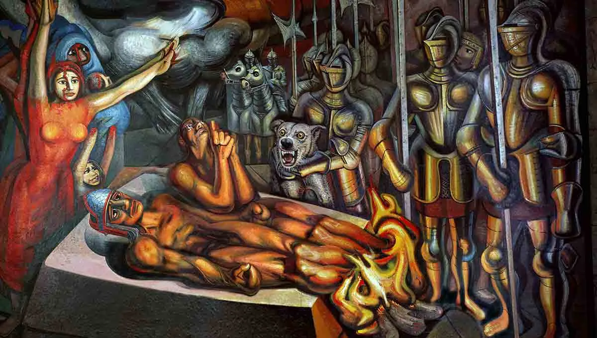 siqueiros torment mural painting