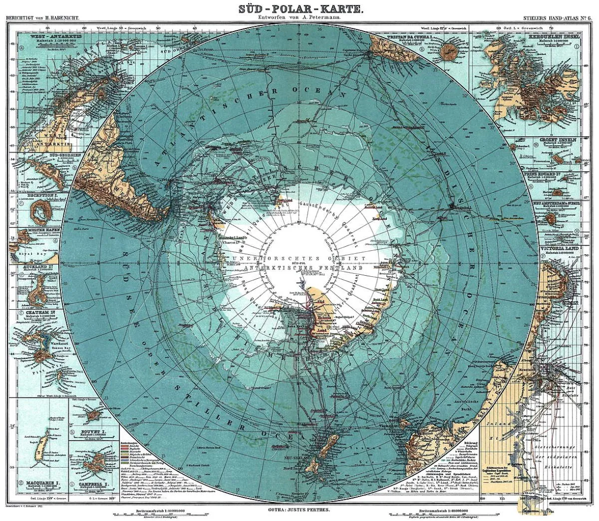 map of antarctica 1912