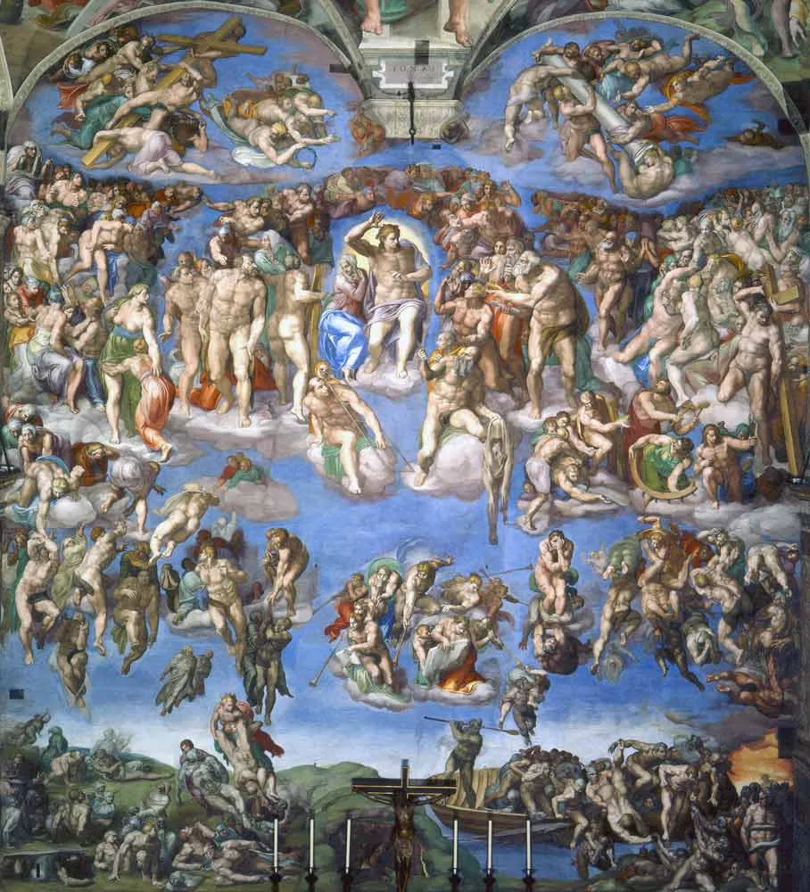 michelangelo last judgement painting