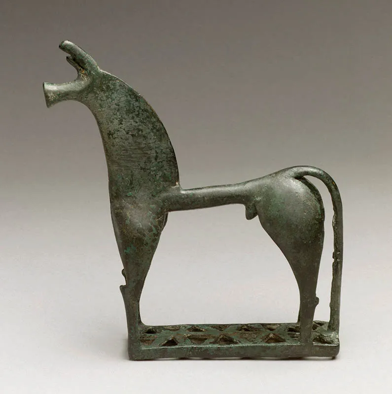 Greek Geometric Bronze Horse