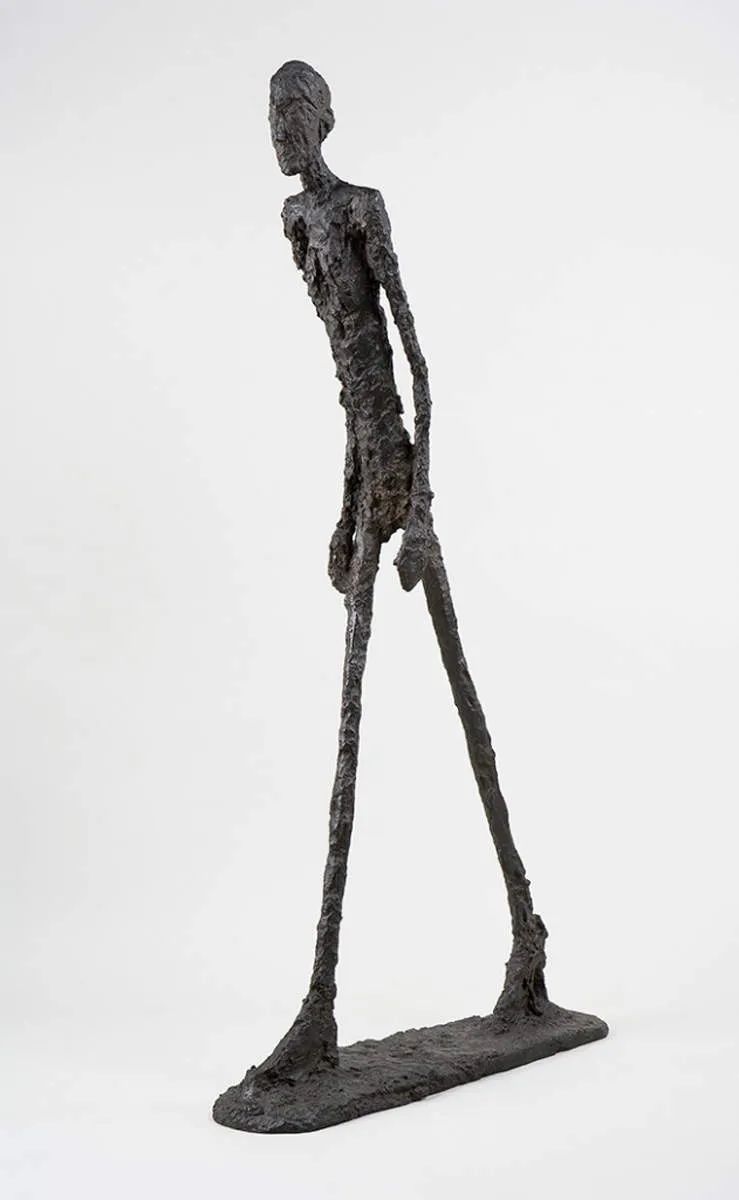 alberto giacometti walking man sculpture