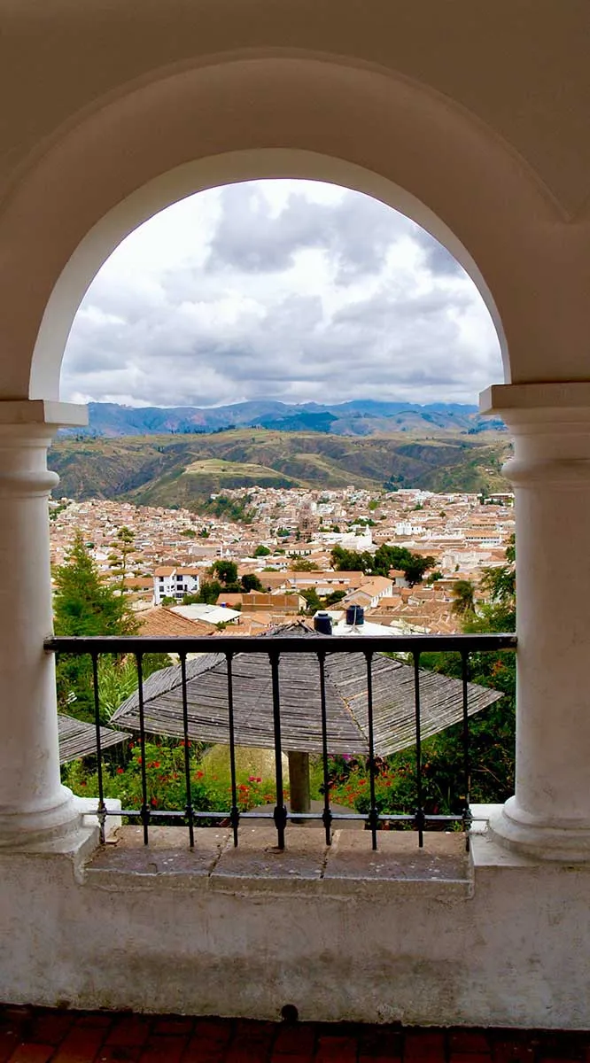 peter burdon view of sucre bolivia