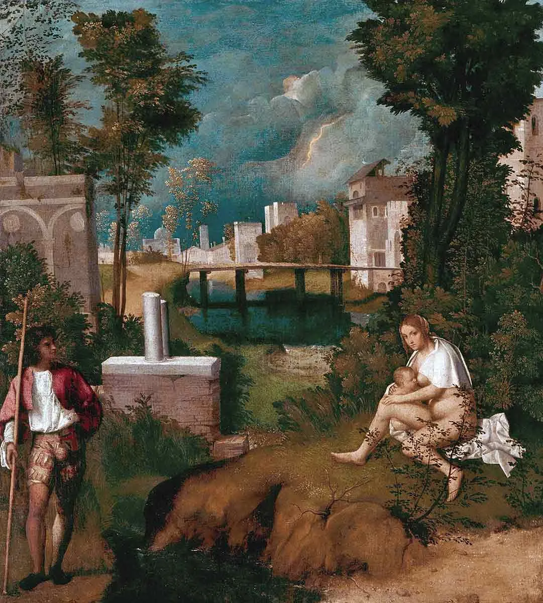 giorgione the tempest painting