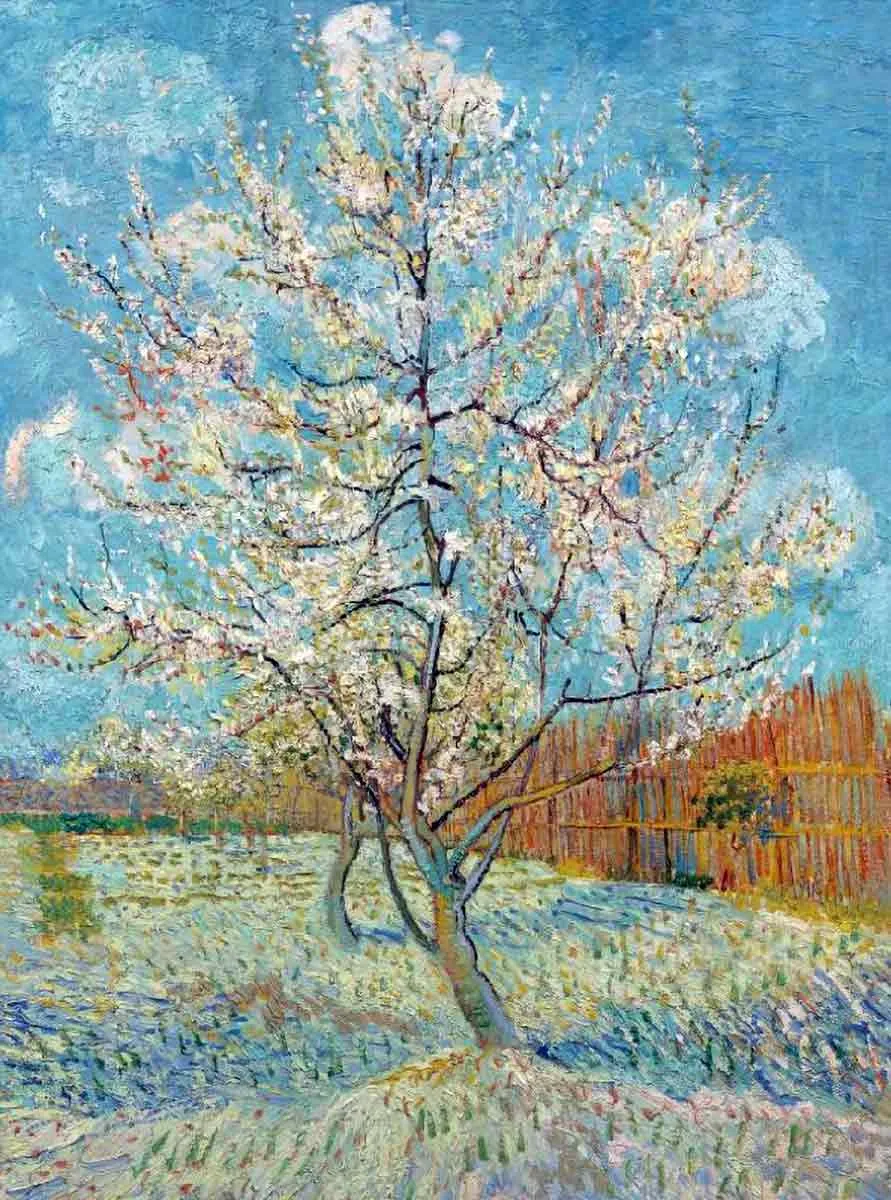 vincent van gogh pink peach tree painting