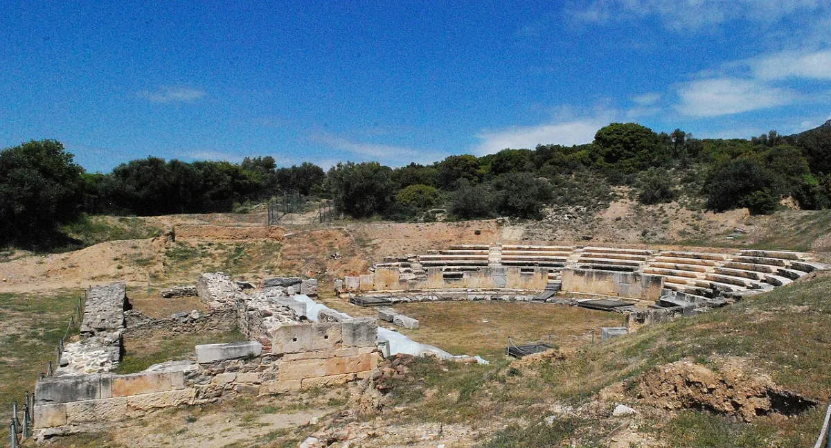 ancient theater maroneia thrace greece