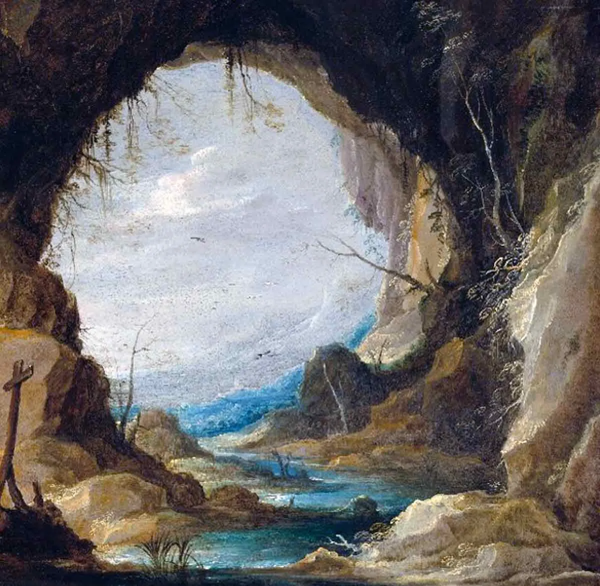 vista grotto david teniers portrait