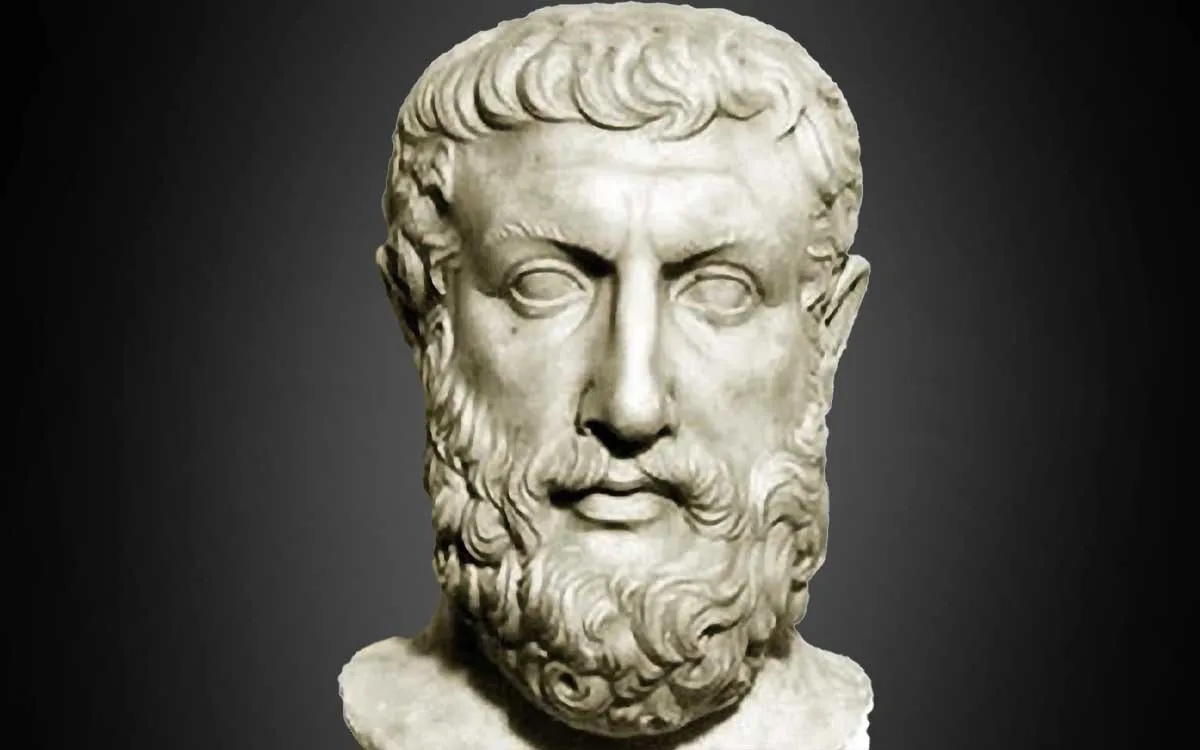 parmenides bust