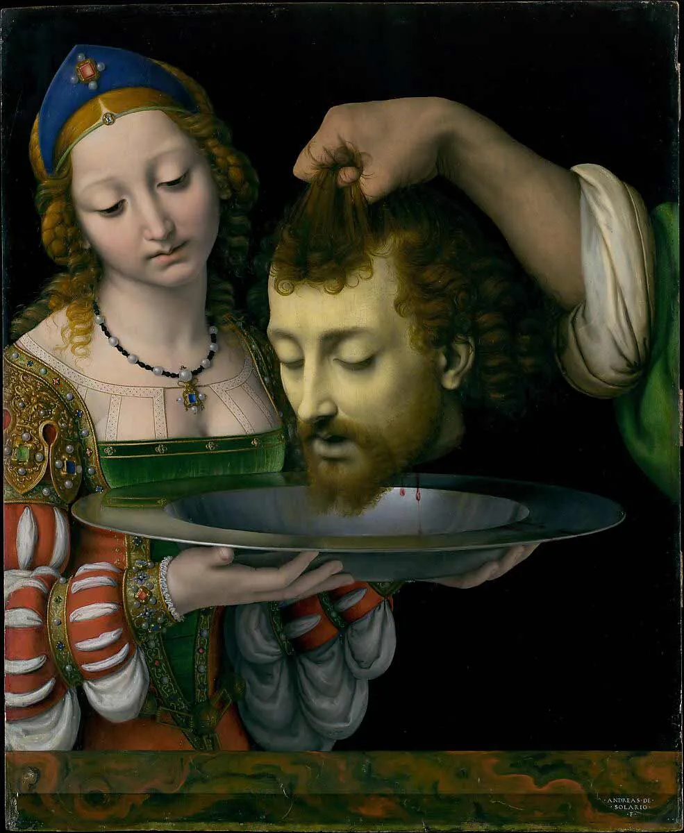 salome head john baptist solario