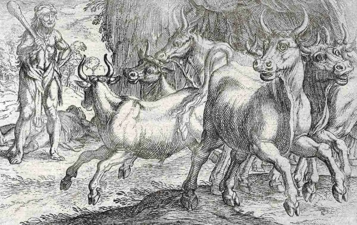 tempesta hercules oxen geryon etching