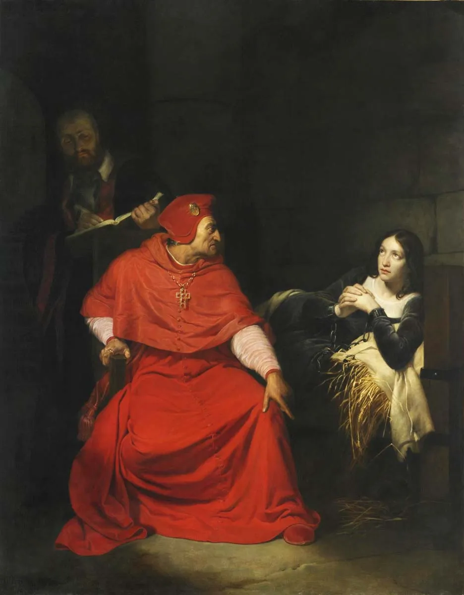 joan of arc interrogation paul delaroche 1824