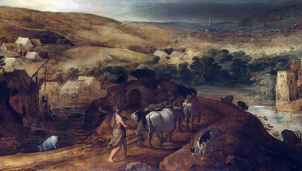 momper hercules steals oxen geryon painting