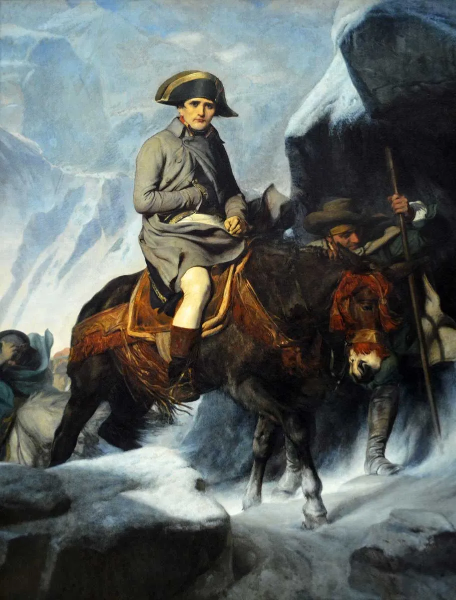 bonaparte crossing the alps paul delaroche 1848 1850