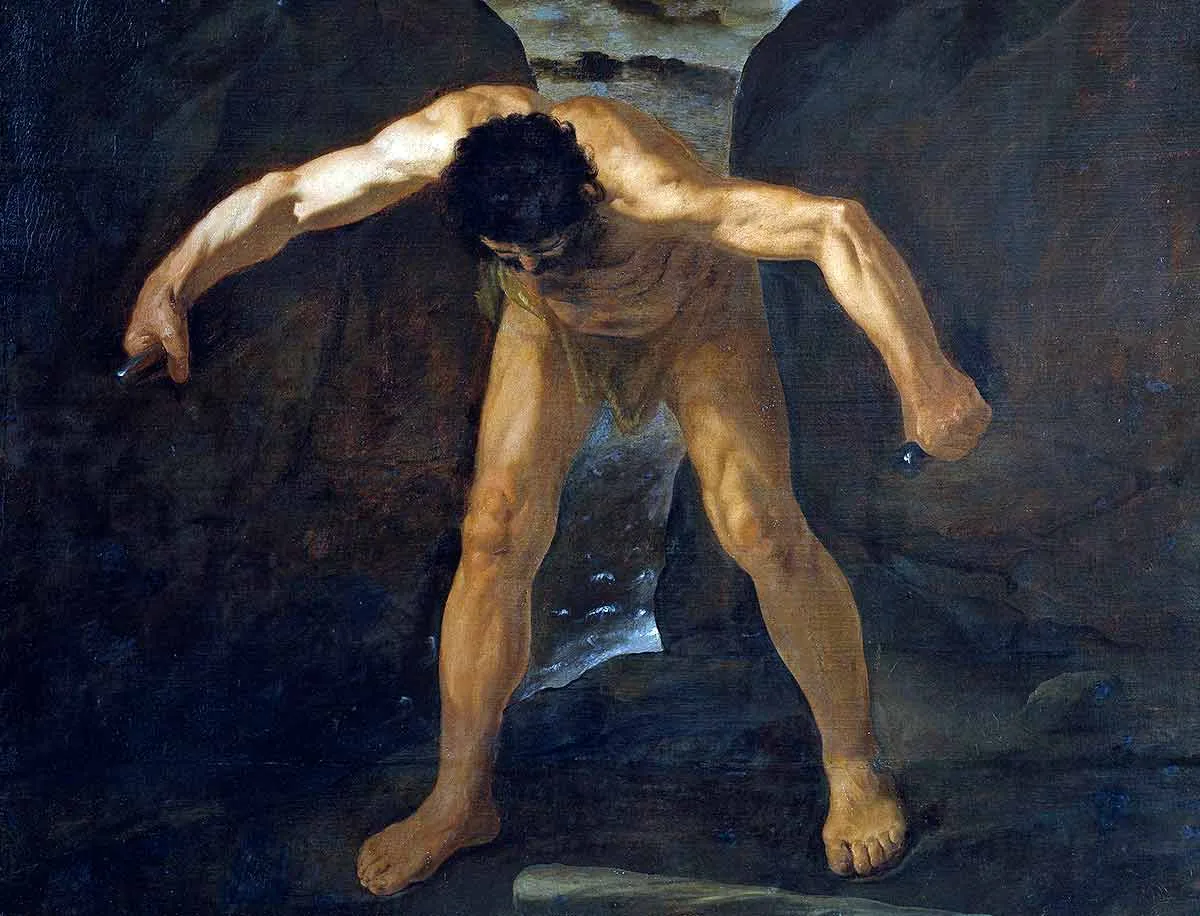 zurbarán hercules separates calpe abylla painting