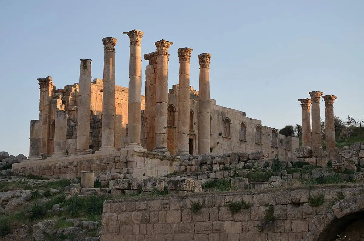 the great temple zeus gerasa jordan