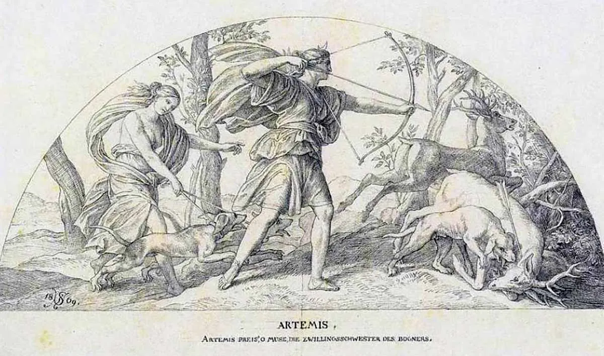阿耳忒弥斯的神圣动物:神话中的宠物