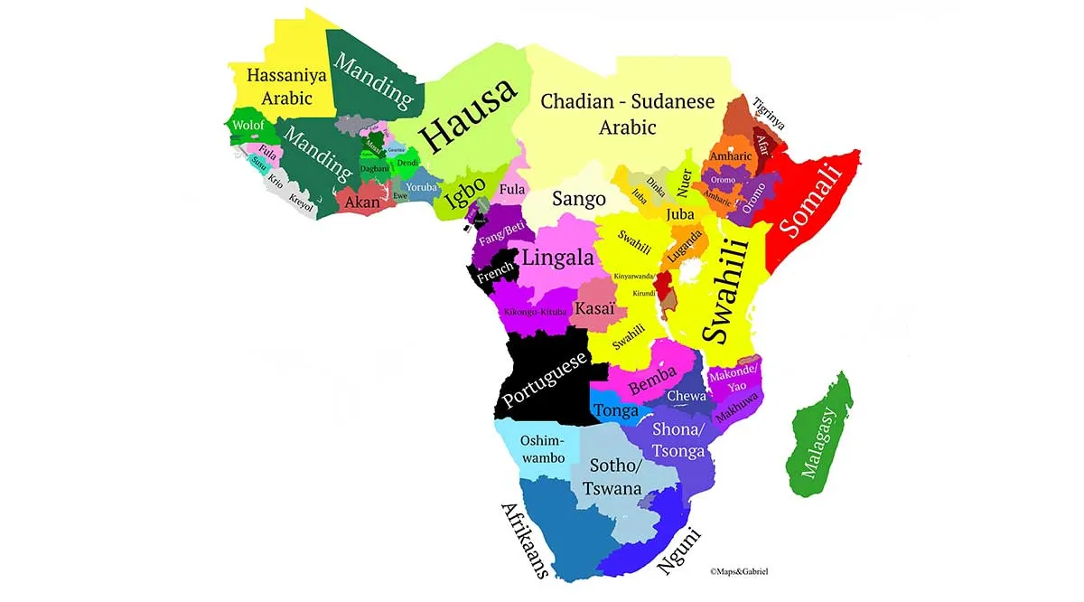 非洲最常用语言是什么？