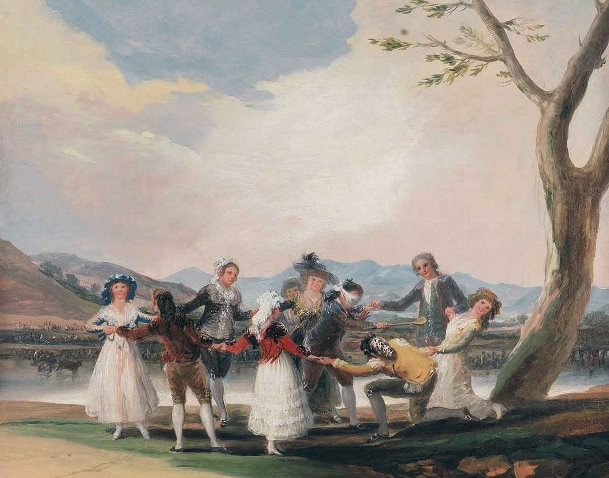 戈雅黑色绘画：疯狂深渊