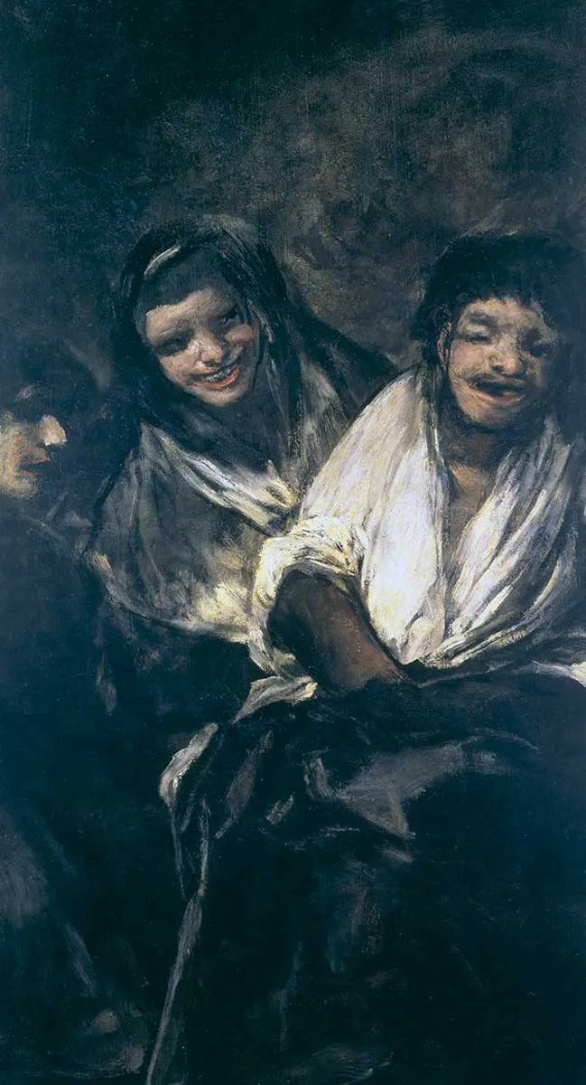 戈雅黑色绘画：疯狂深渊