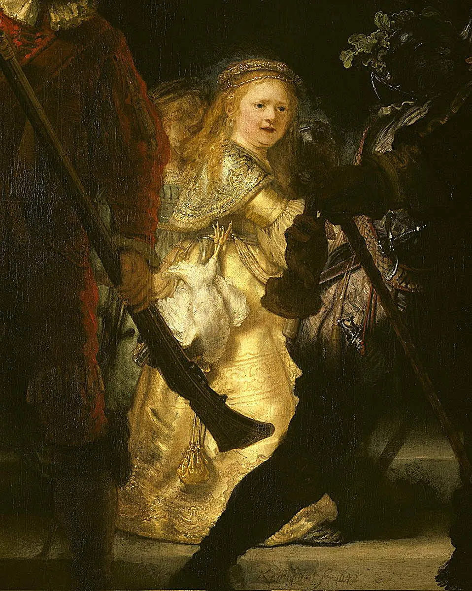 夜巡：伦勃朗画作背后的奇异符号与故事