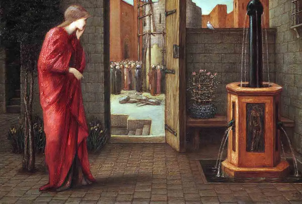 希腊英雄珀尔修斯斩杀美杜莎