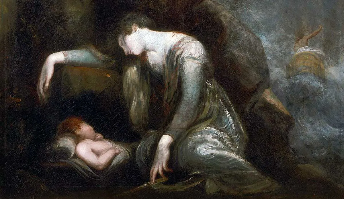 希腊英雄珀尔修斯斩杀美杜莎