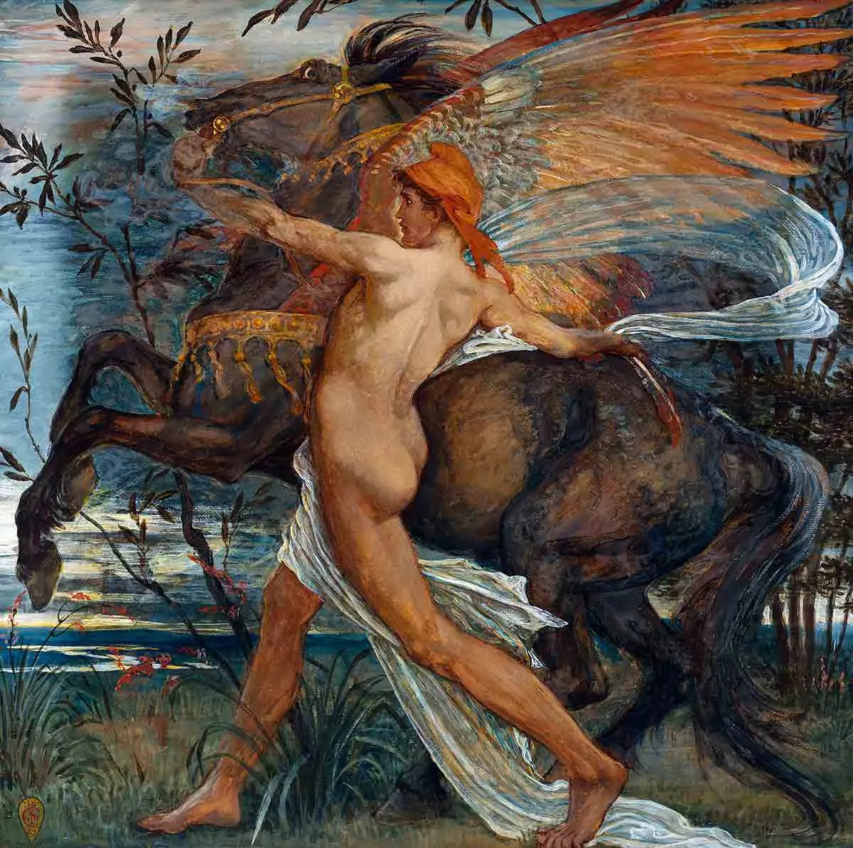 希腊神话三头火龙喀迈拉