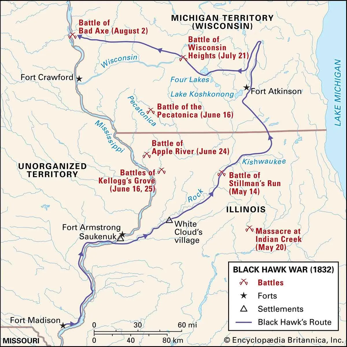 黑鹰战争与印第安人