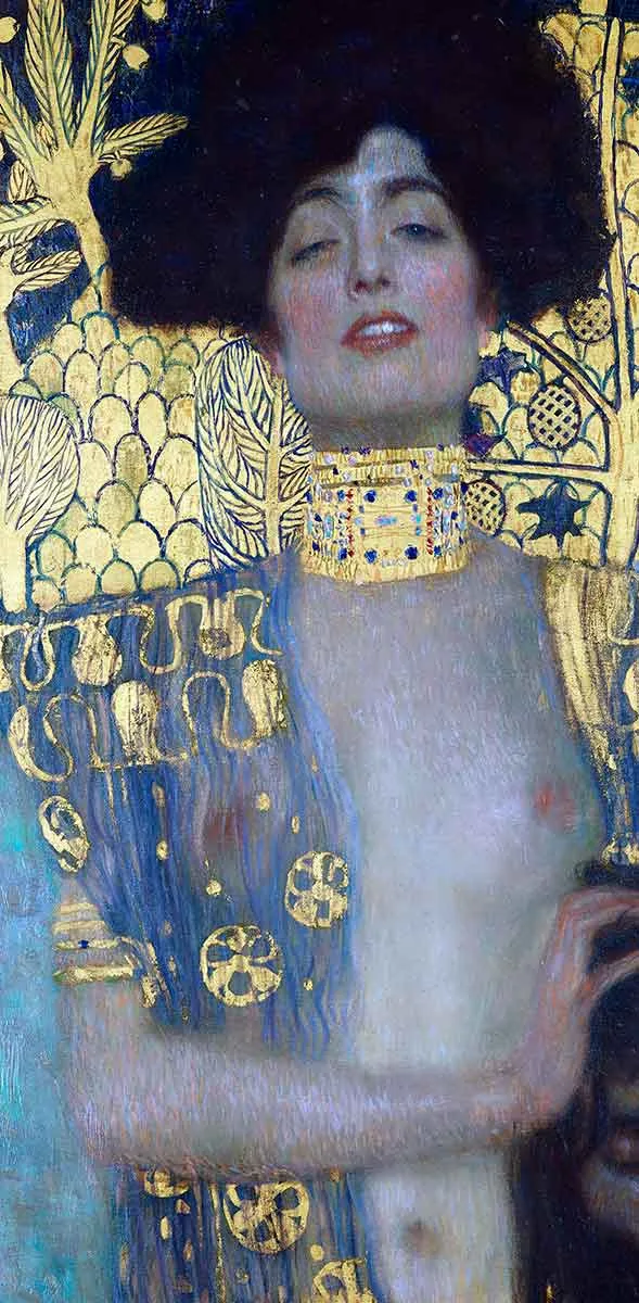 克里姆特迷人女性肖像五幅