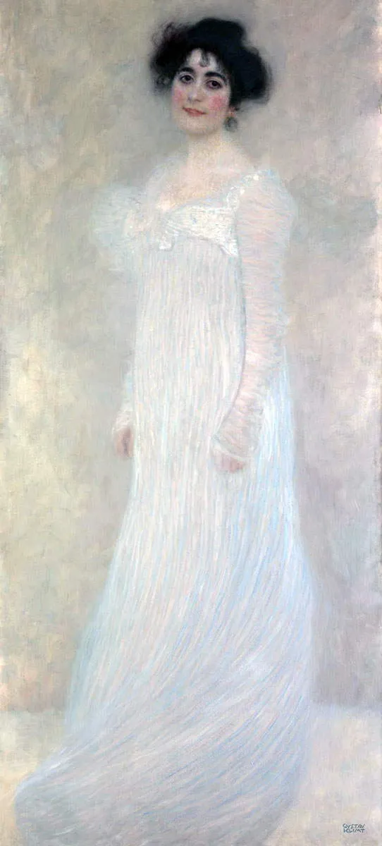 克里姆特迷人女性肖像五幅