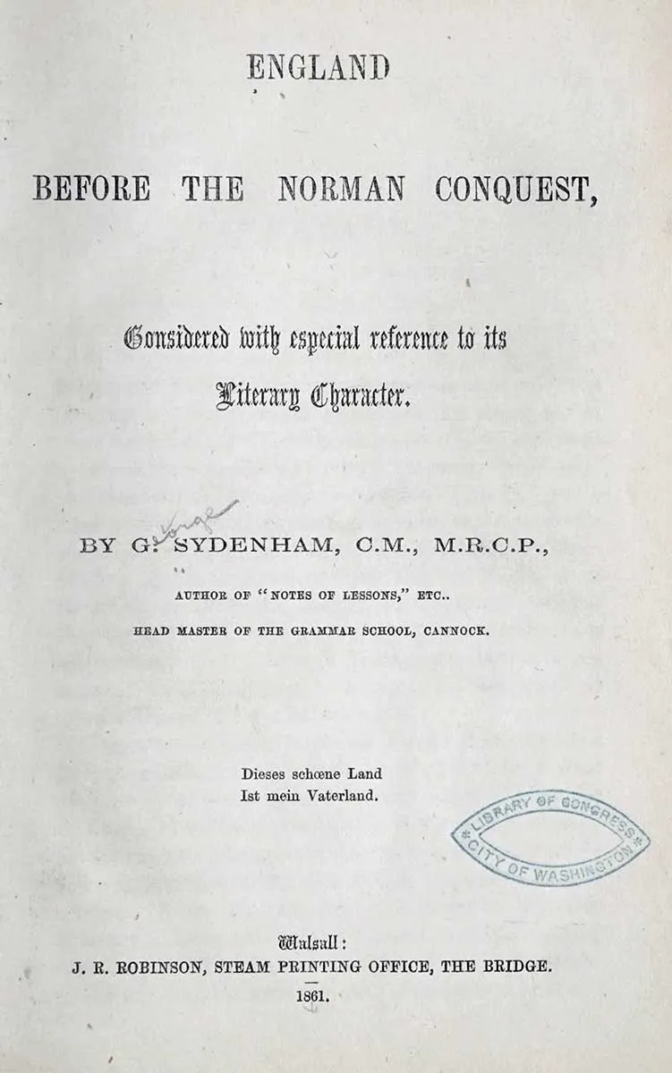 诺曼征服英格兰：1066年