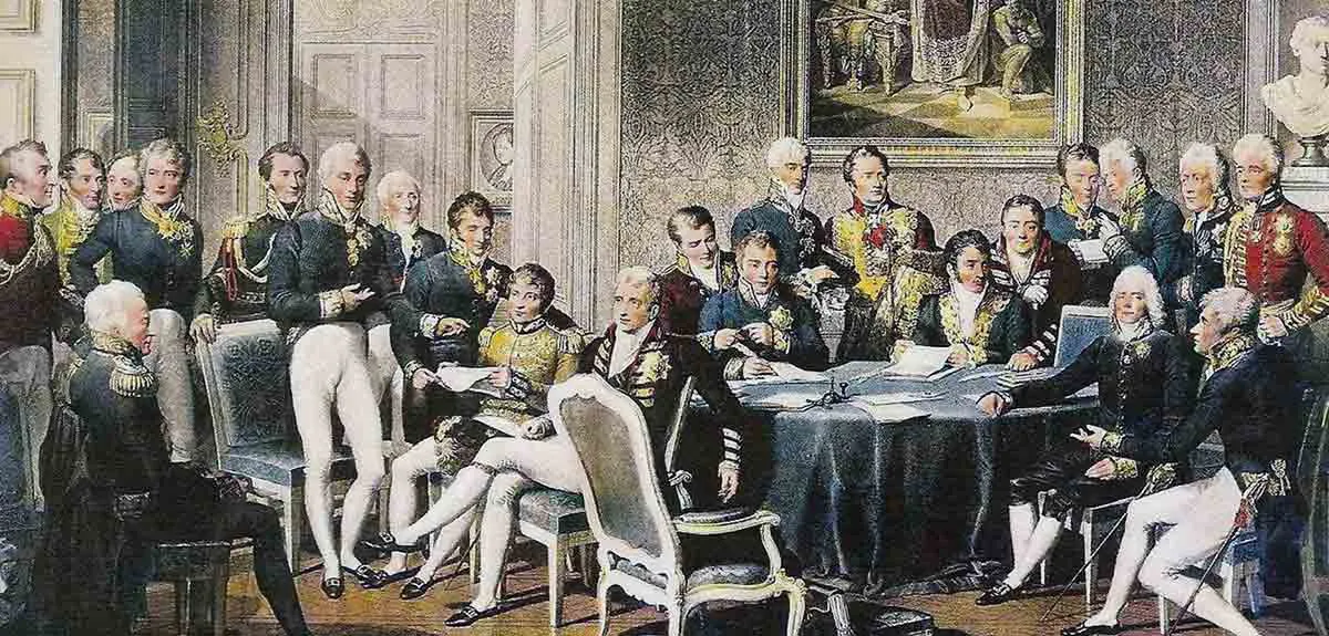 图片5:让-巴蒂斯特·伊萨贝画作《维也纳会议》