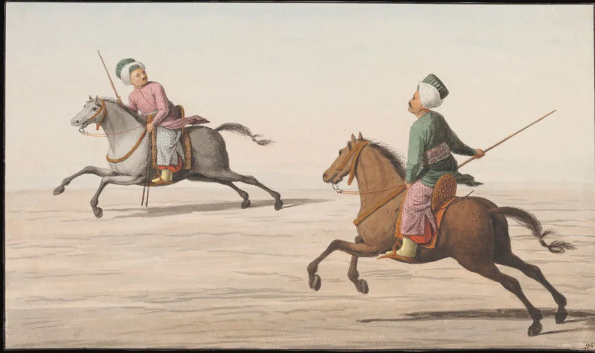 图片 3:两名奥斯曼标枪运动员