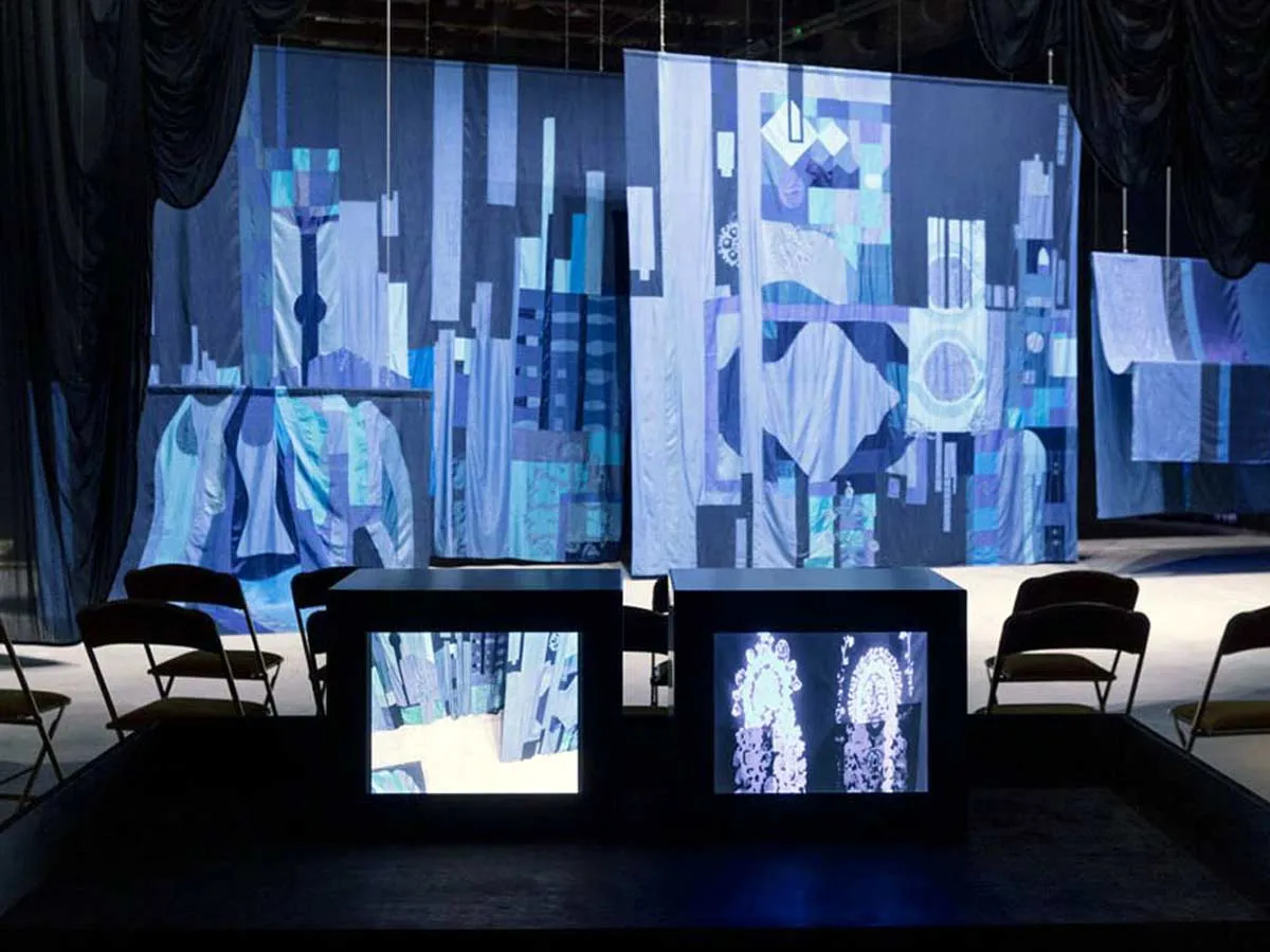 图片9:2024年威尼斯双年展乌兹别克斯坦馆装置艺术