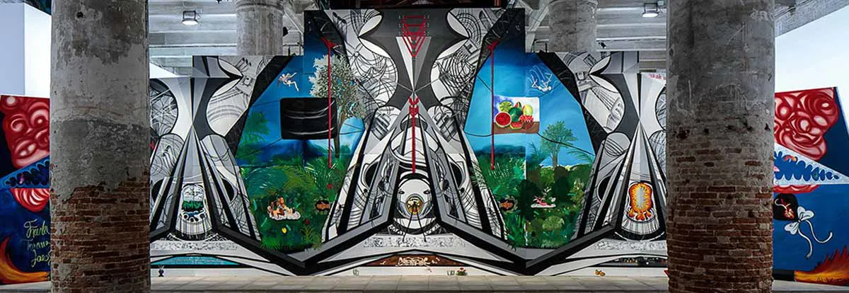 图片8:弗里达·托兰佐·耶格尔的《愤怒是无意义时代的一台机器》装置艺术