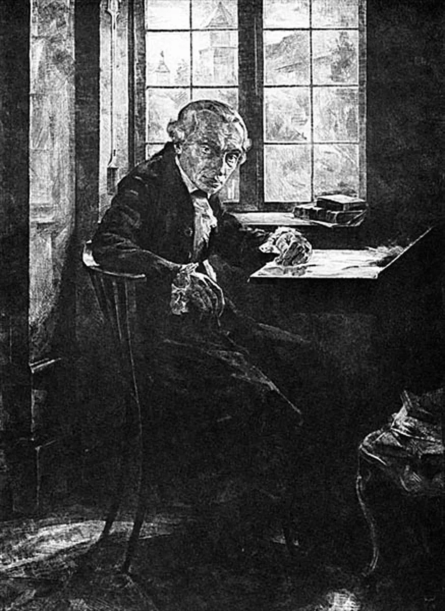 图10：康德在书房中