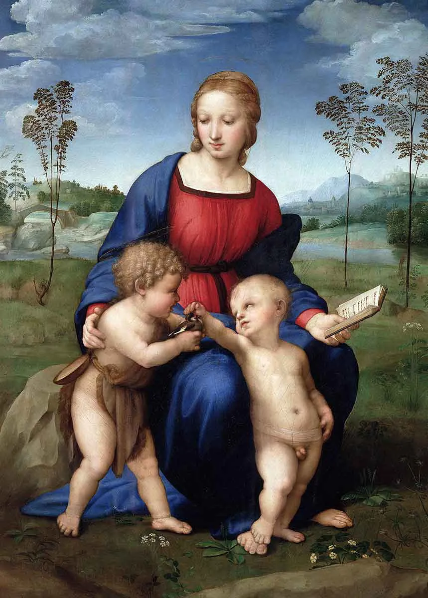 图片11：拉斐尔金翅雀画作