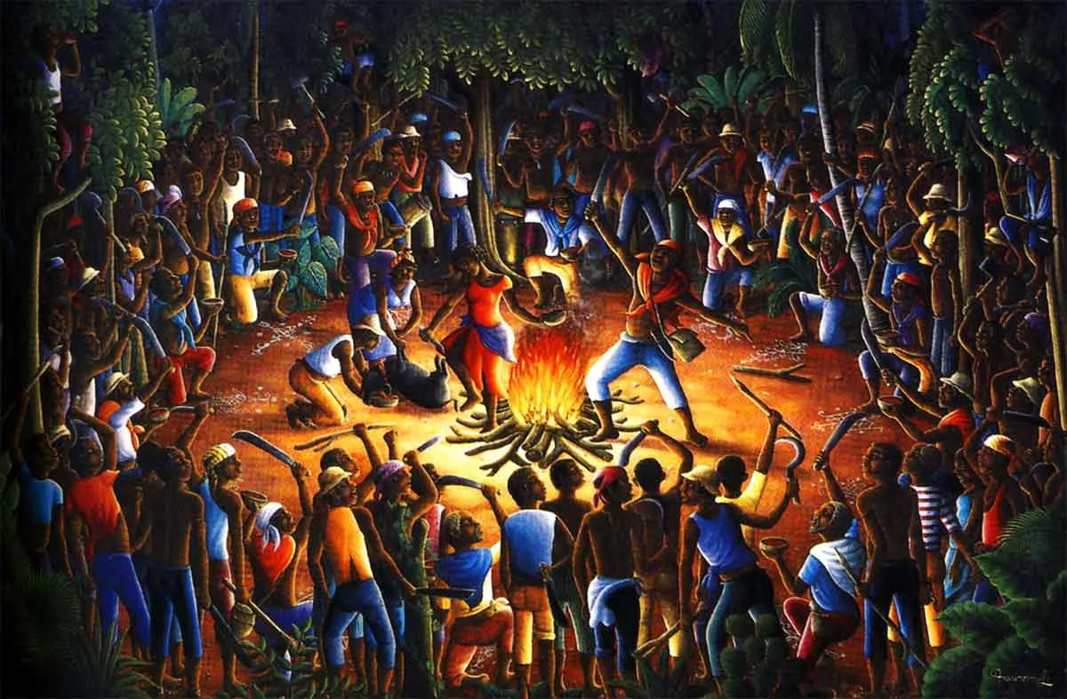 图片3:鳄鱼林仪式