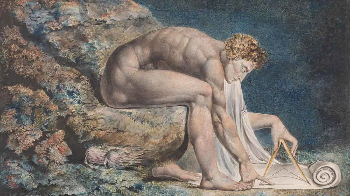 图11:威廉·布莱克的《牛顿》