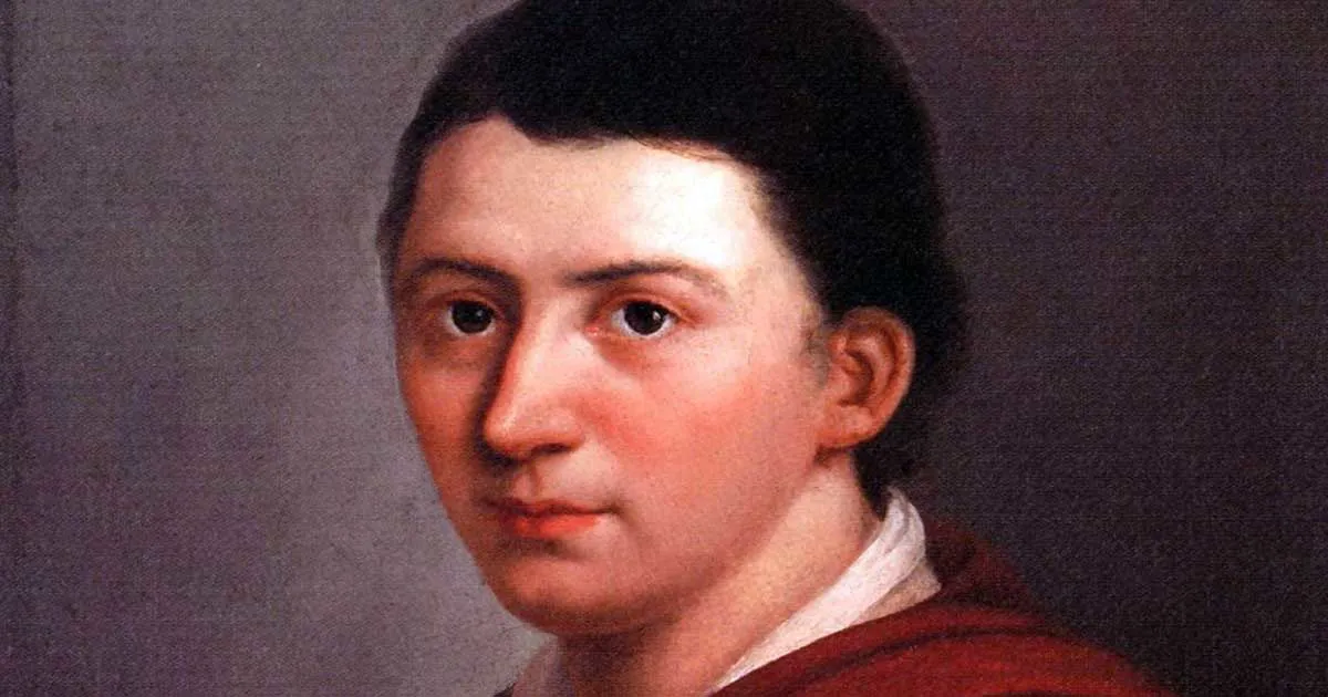 图2：弗朗茨·加雷伊斯于1801年绘制的弗里德里希·冯·施莱格尔肖像